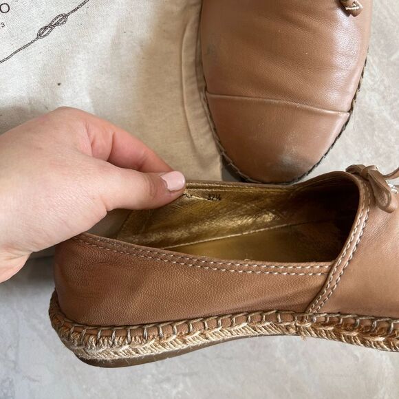 Prada Tan Espadrilles Size 37.5 - Picture 3 of 4